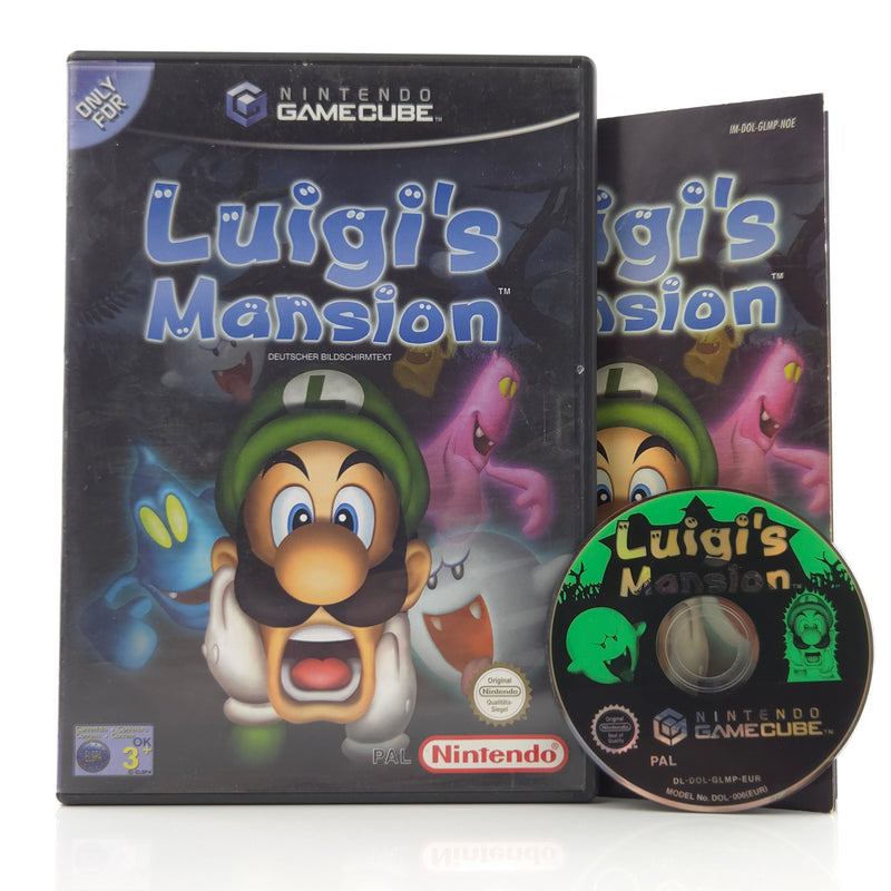 Nintendo Gamecube Spiel : Luigis Mansion - CD Anleitung OVP Erstauflage - GC PAL