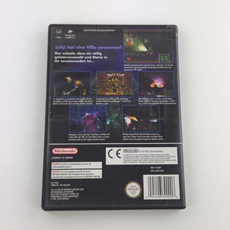 Nintendo Gamecube Spiel : Luigis Mansion - CD Anleitung OVP Erstauflage - GC PAL