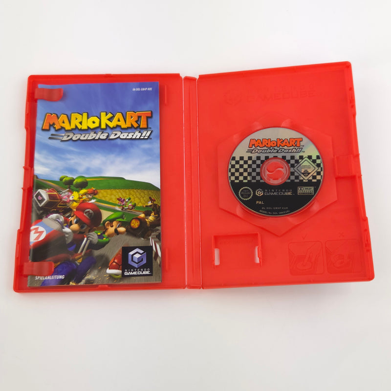 Nintendo Gamecube Spiel : Mario Kart Double Dash!! - CD Anleitung rote OVP - GC