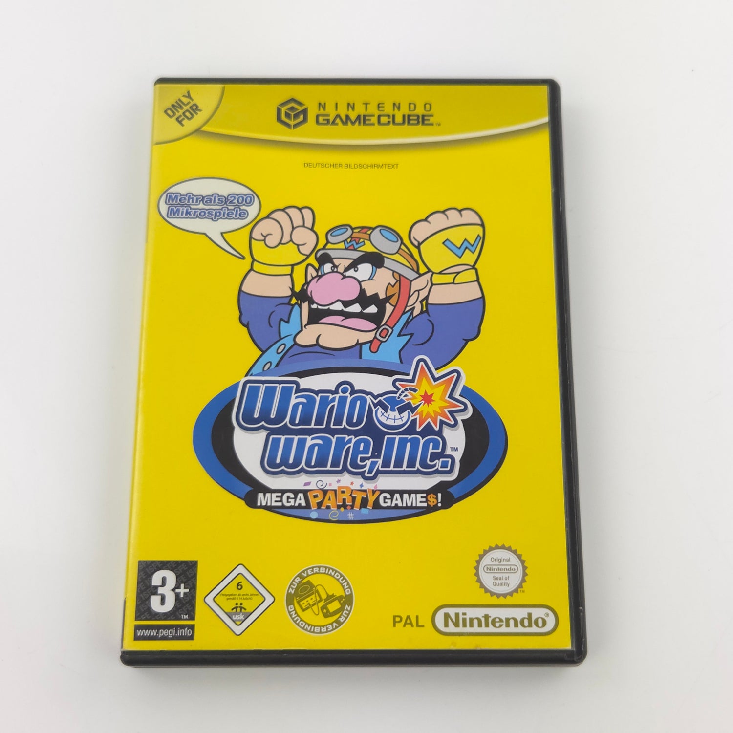Nintendo Gamecube Spiel : Wario Ware Inc Mega Party Games - CD Anleitung OVP