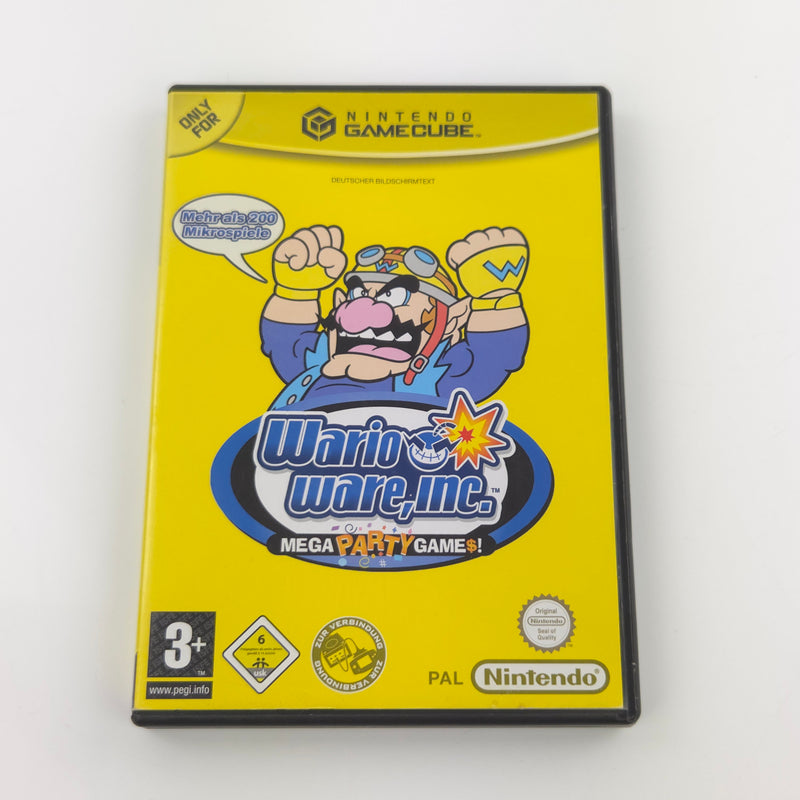 Nintendo Gamecube Spiel : Wario Ware Inc Mega Party Games - CD Anleitung OVP
