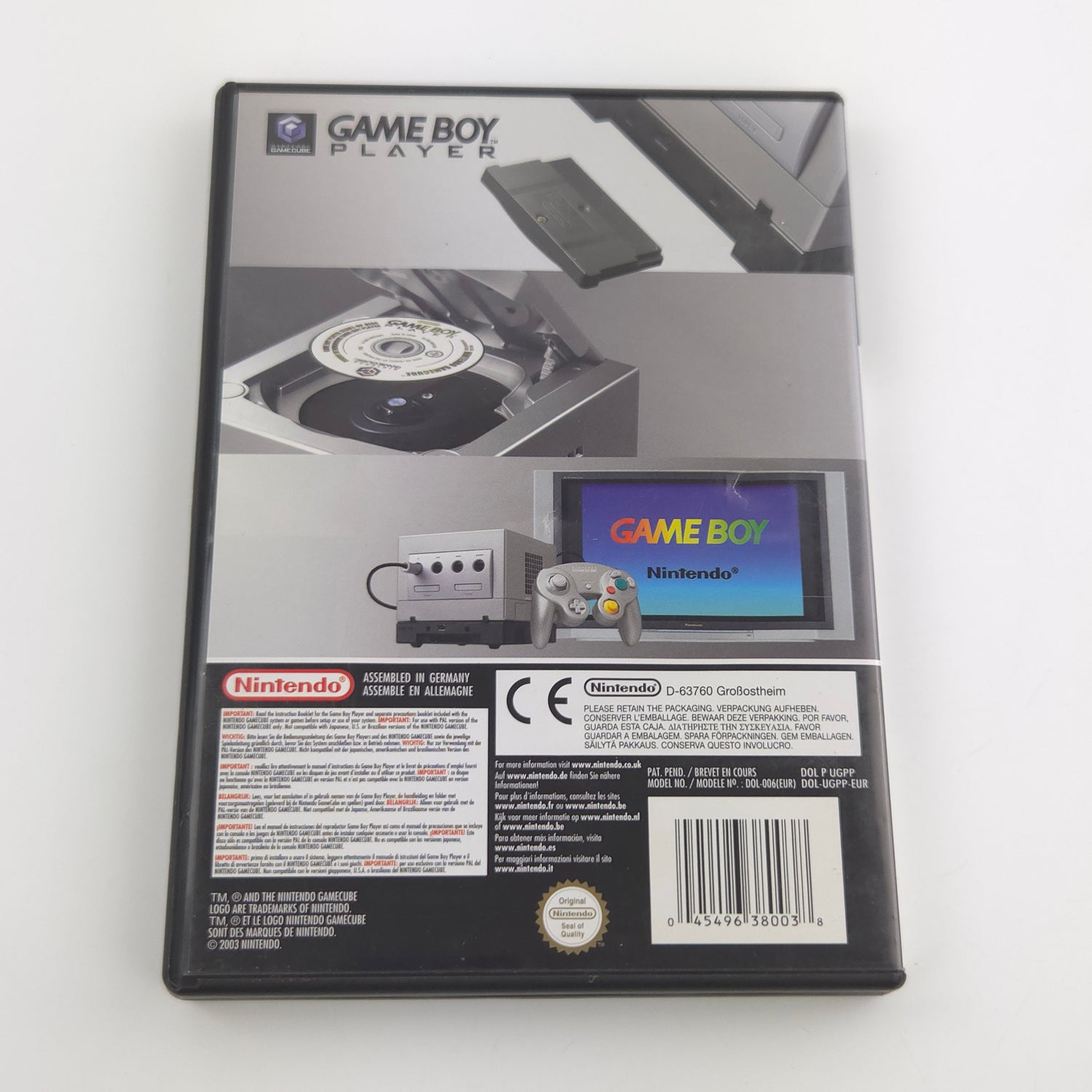 Nintendo Gamecube Zubehör : Gameboy Player Adapter + Start Up Disk CD 02