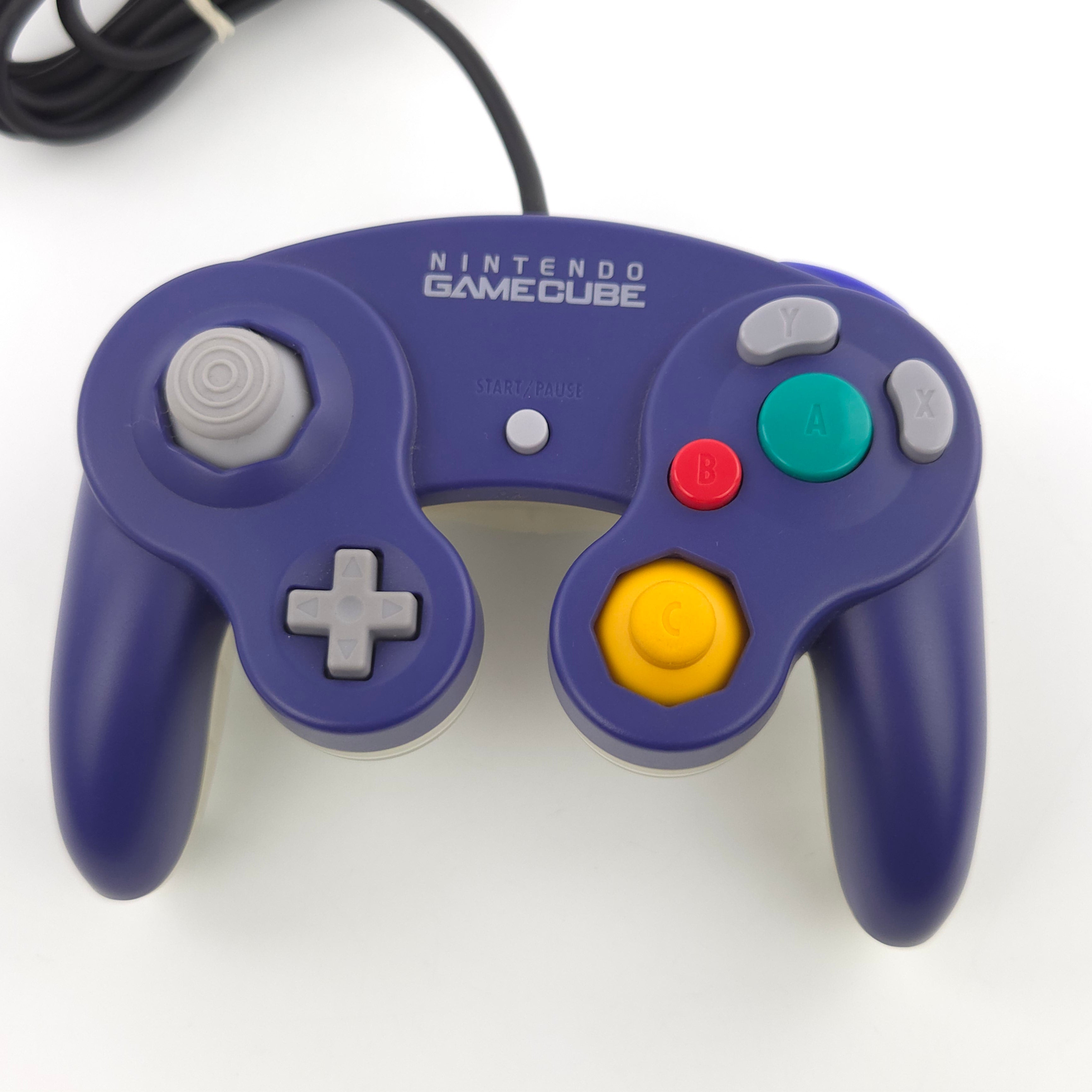 Nintendo Gamecube Zubehör : Original Controller Gamepad - Halbtransparent Lila