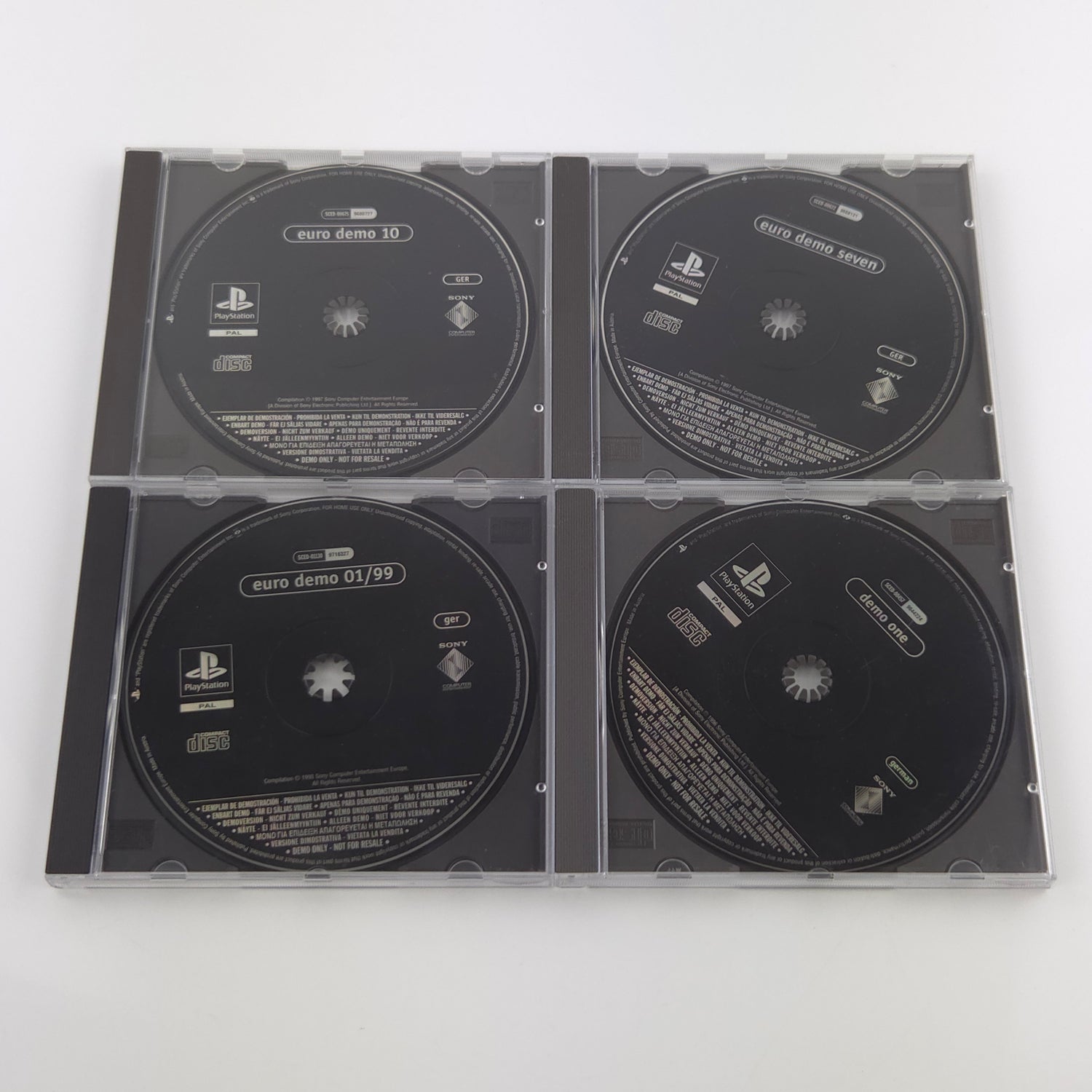 Sony Playstation 1 Spiele : Demo CDs Konvolut 19 Stück - Euro Demo PS1 Psone