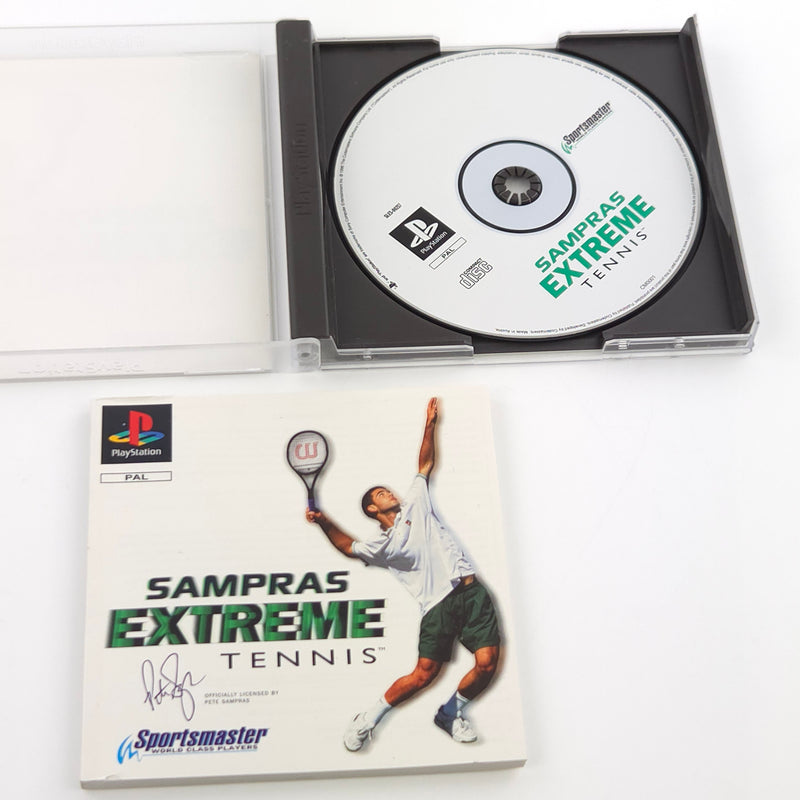Sony Playstation 1 Spiel : Sampras Extreme Tennis - PS1 Psone CD Anleitung OVP