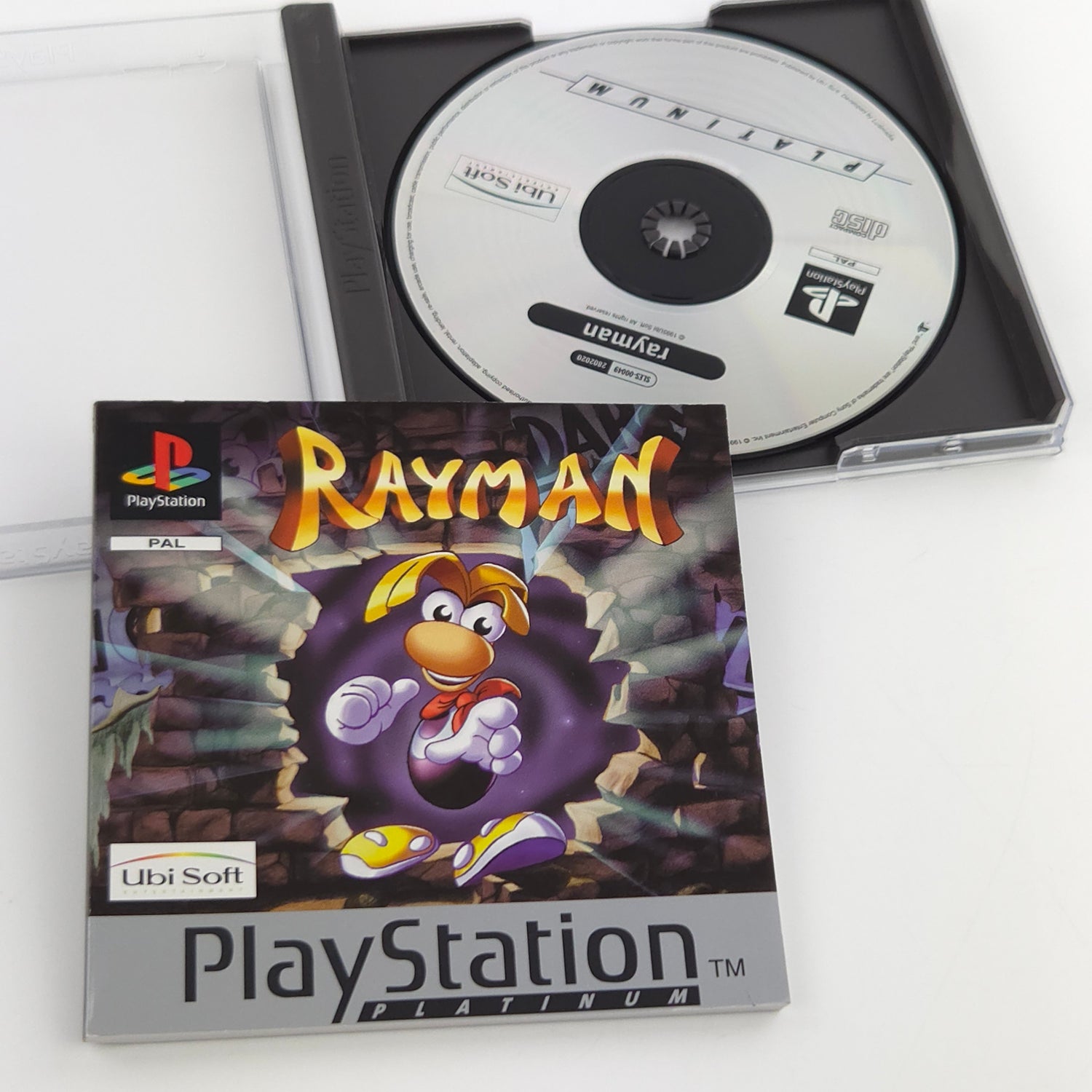 Sony Playstation 1 Spiel : Rayman - PS1 CD Disk Anleitung Platinum OVP PAL