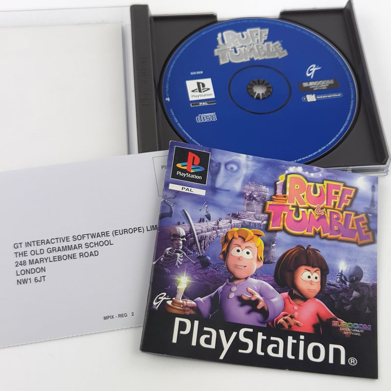 Sony Playstation 1 Spiel : Ruff & Tumble - CD Anleitung OVP / PAL PS1 PSone