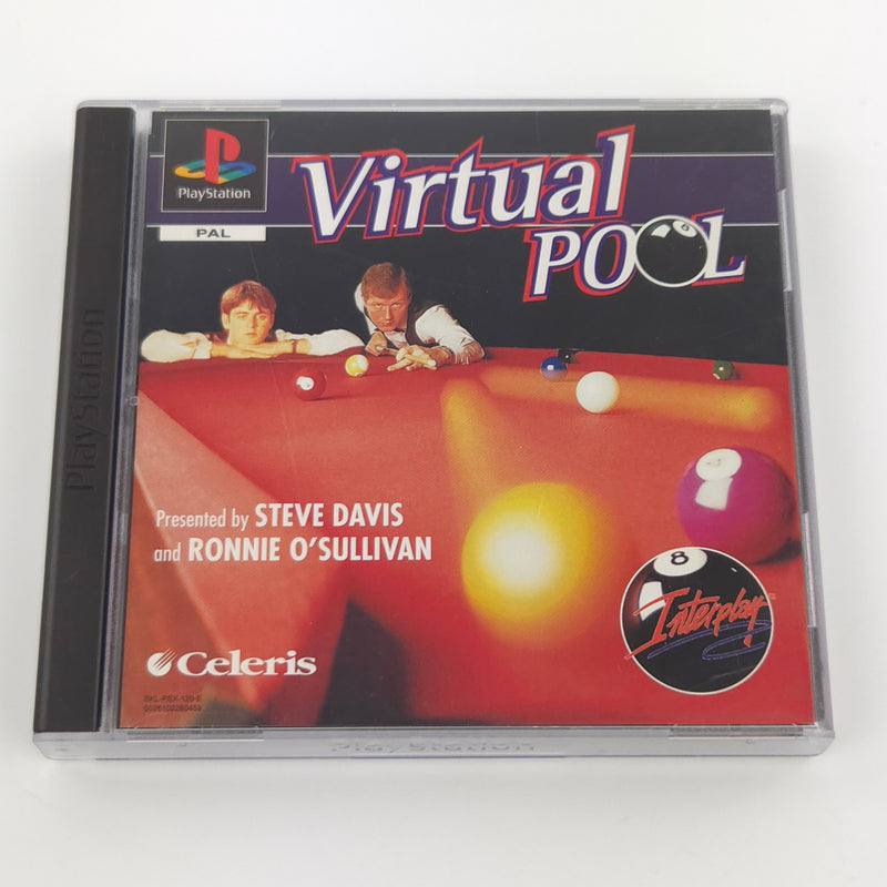 Sony Playstation 1 Spiel : Virtual Pool - CD Anleitung OVP / PAL PS1 Psone
