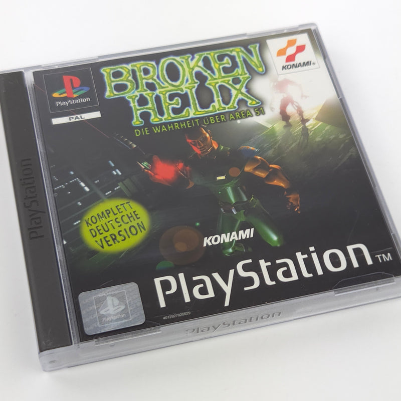 Sony Playstation 1 Spiel : Broken Helix - CD Anleitung OVP / PAL PS1 Psone