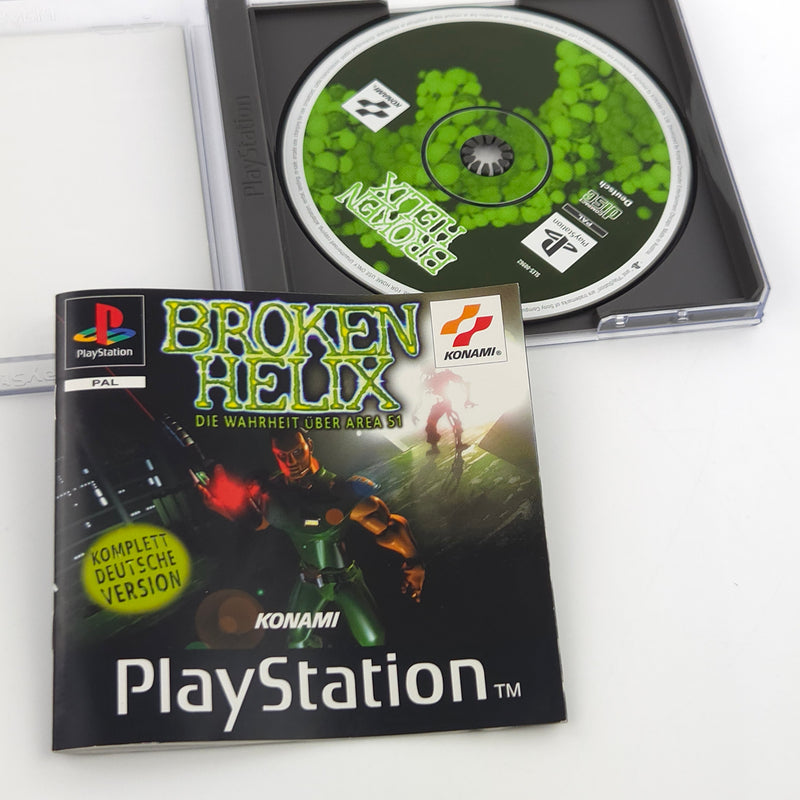 Sony Playstation 1 Spiel : Broken Helix - CD Anleitung OVP / PAL PS1 Psone