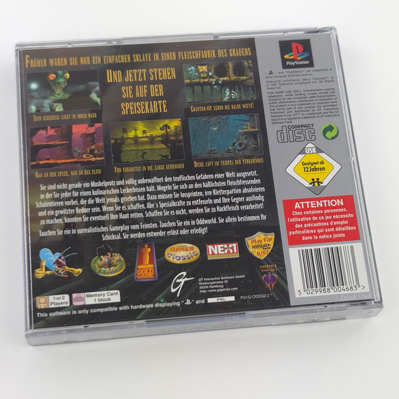Sony Playstation 1 Spiel : Oddworld - CD Anleitung OVP Platinum / PAL PS1 Psone