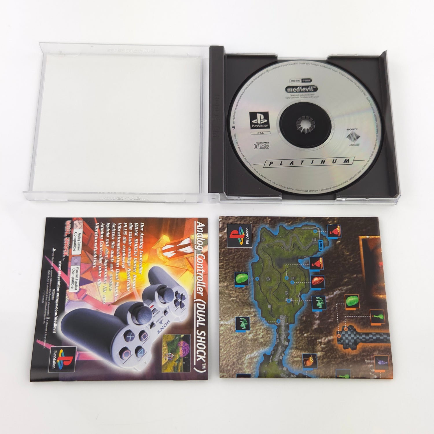 Sony Playstation 1 Spiel : Medievil - PS1 Platinum OVP / PAL PSone PSX