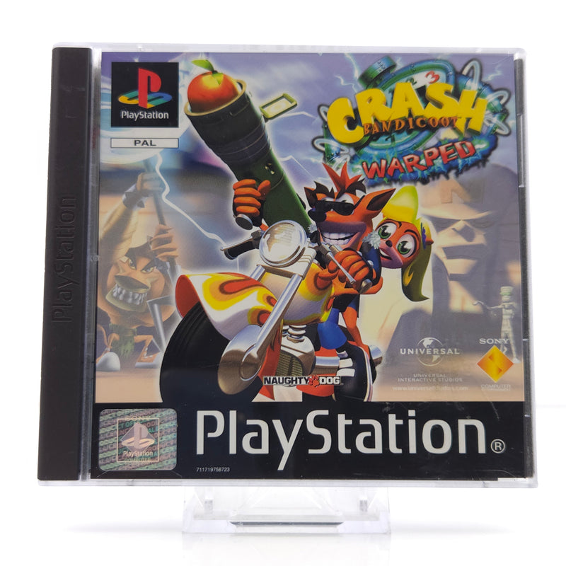 Sony Playstation 1 Spiel : Crash Bandicoot 3 Warped - PS1 OVP / PAL PSone PSX