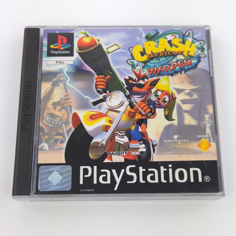 Sony Playstation 1 Spiel : Crash Bandicoot 3 Warped - PS1 OVP / PAL PSone PSX