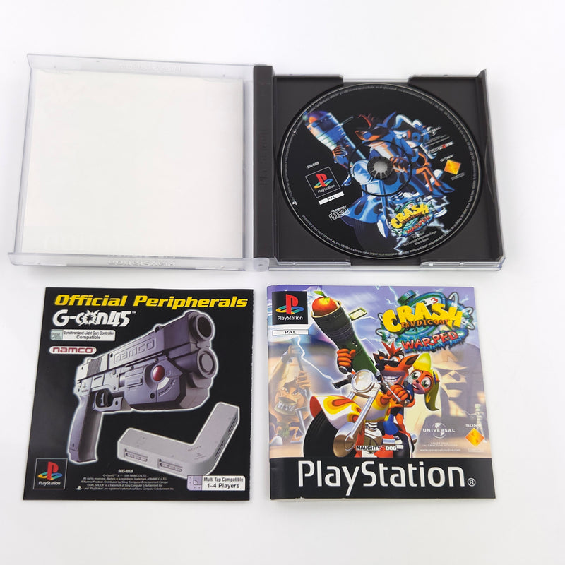 Sony Playstation 1 Spiel : Crash Bandicoot 3 Warped - PS1 OVP / PAL PSone PSX