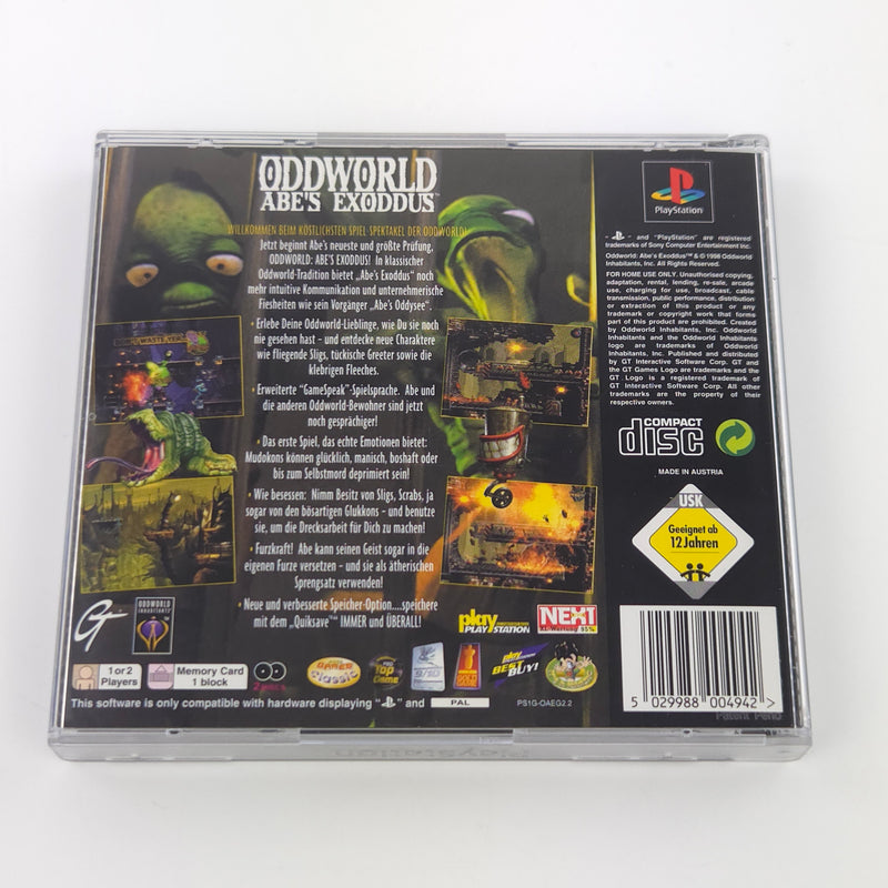 Sony Playstation 1 Spiel : Oddworld Abe´s Exodus - PS1 PSone PSX OVP PAL