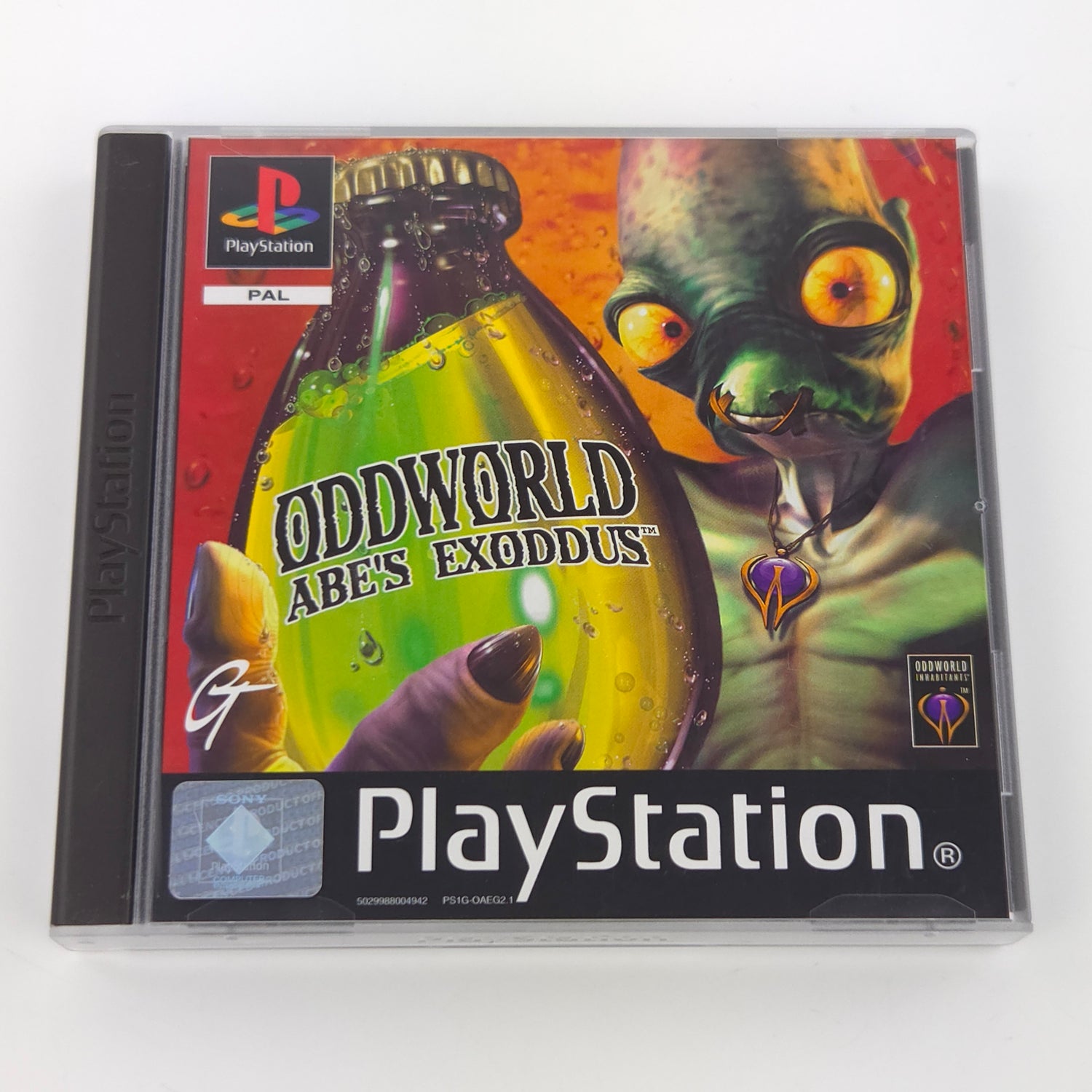 Sony Playstation 1 Spiel : Oddworld Abe´s Exodus - PS1 PSone PSX OVP PAL