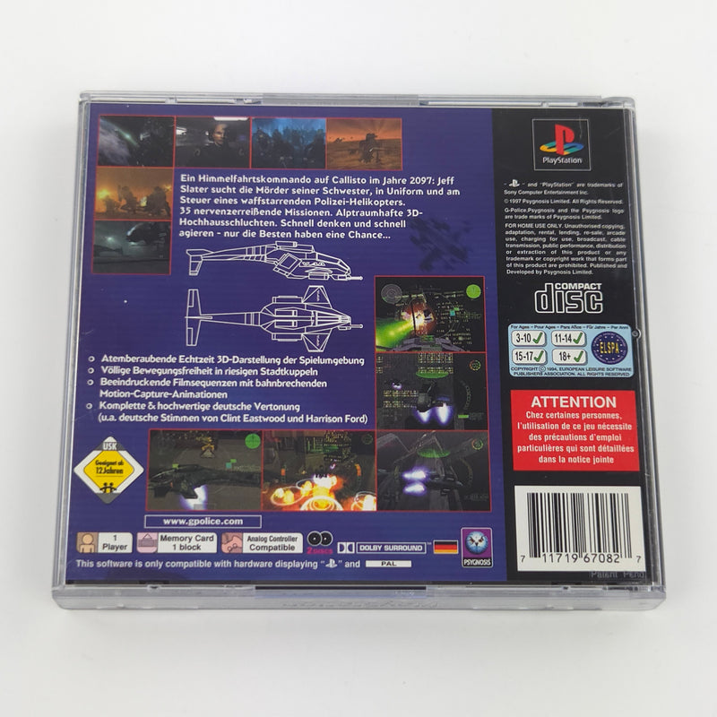 Sony Playstation 1 Spiel : G-Police - PS1 PSone PSX OVP PAL