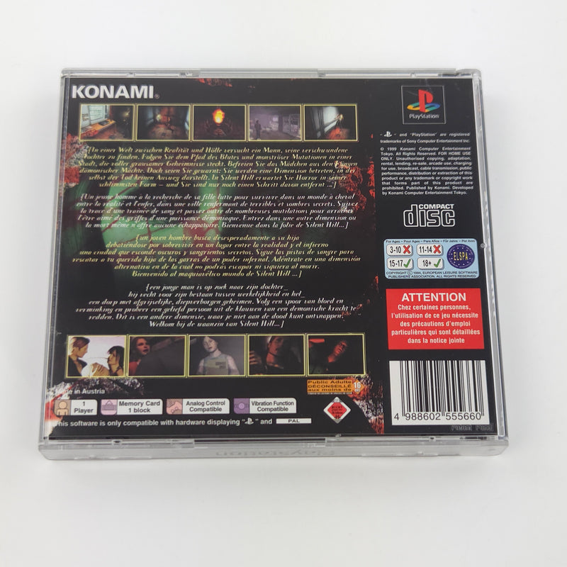 Sony Playstation 1 Spiel : Silent Hill - PS1 PSone PSX / OVP PAL USK18