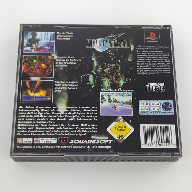 Sony Playstation 1 Spiel : Final Fantasy VII - PS1 PSone PSX / OVP PAL FF 7