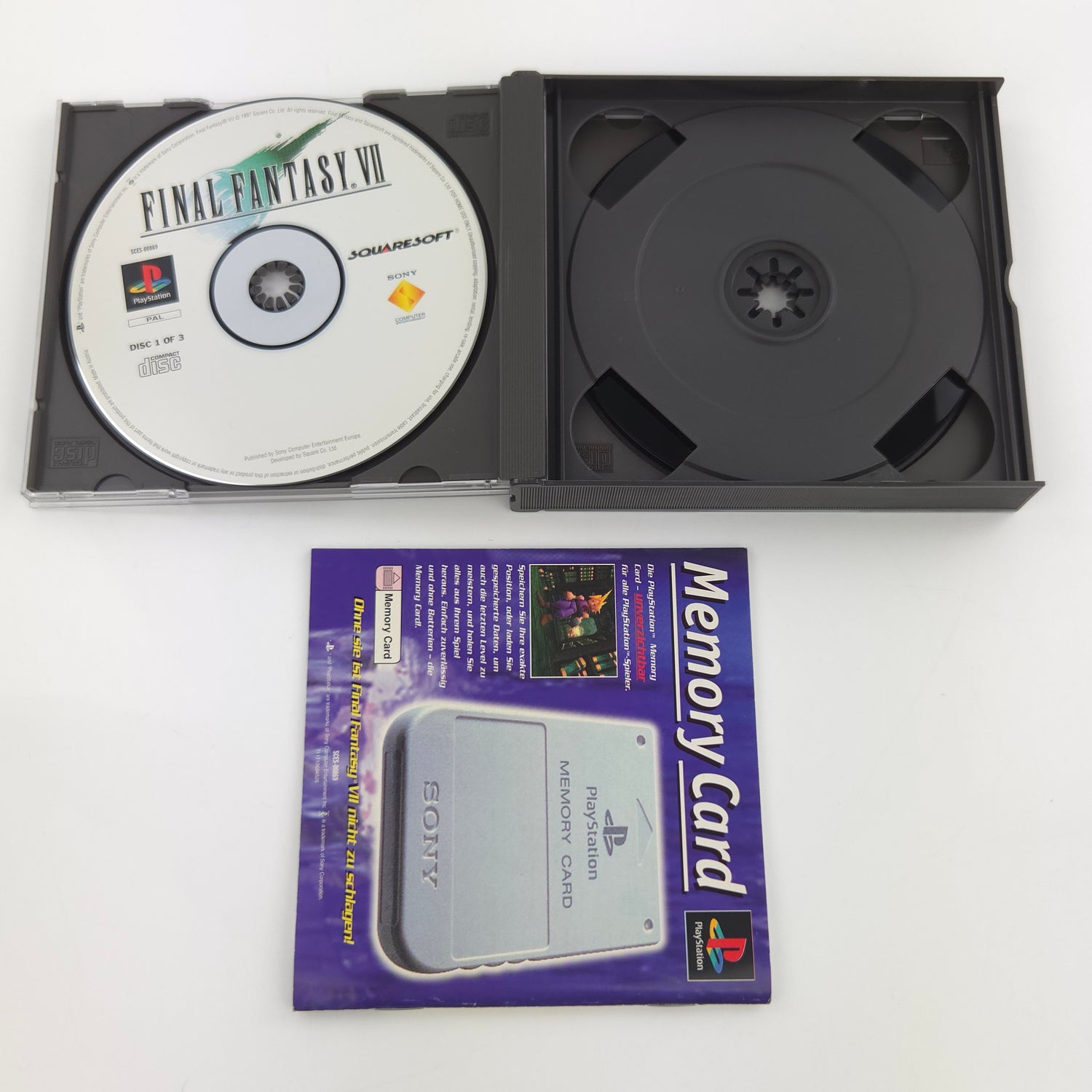 Sony Playstation 1 Spiel : Final Fantasy VII - PS1 PSone PSX / OVP PAL FF 7