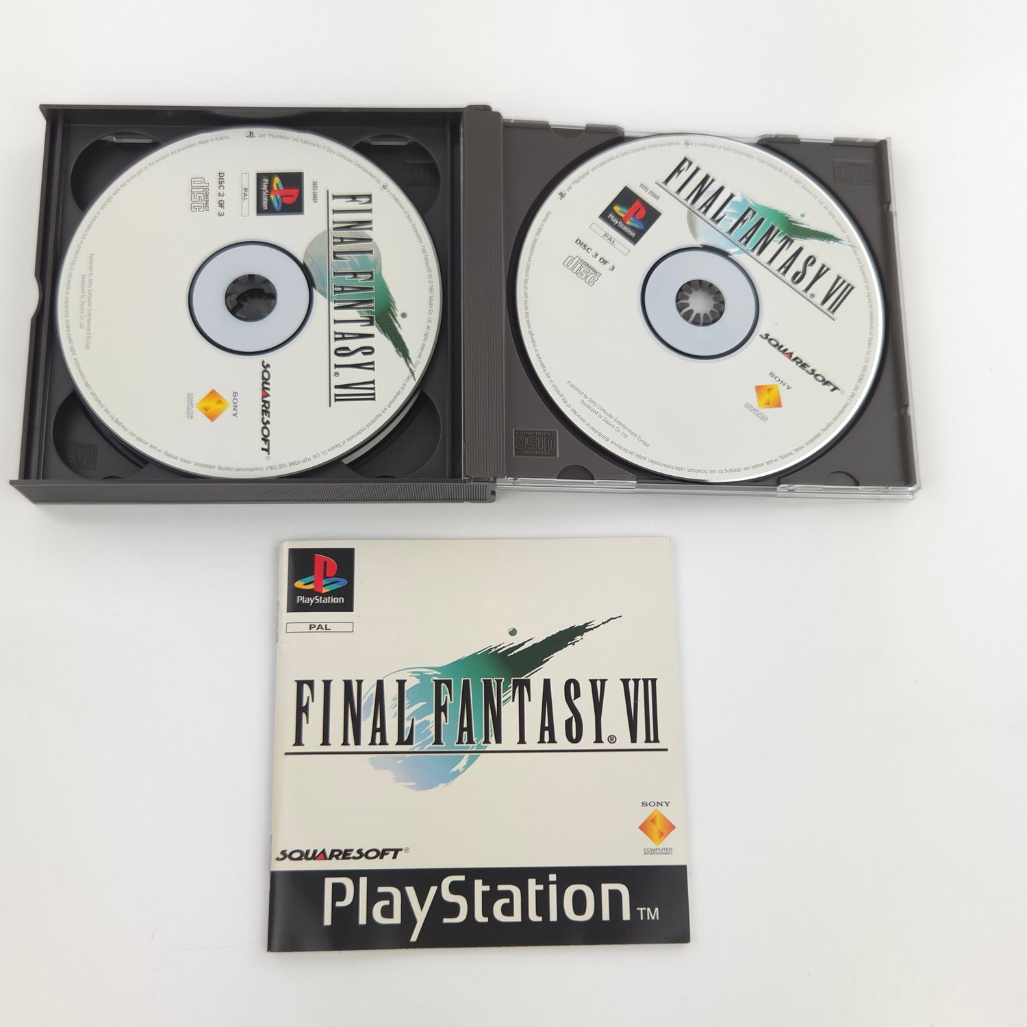 Sony Playstation 1 Spiel : Final Fantasy VII - PS1 PSone PSX / OVP PAL FF 7