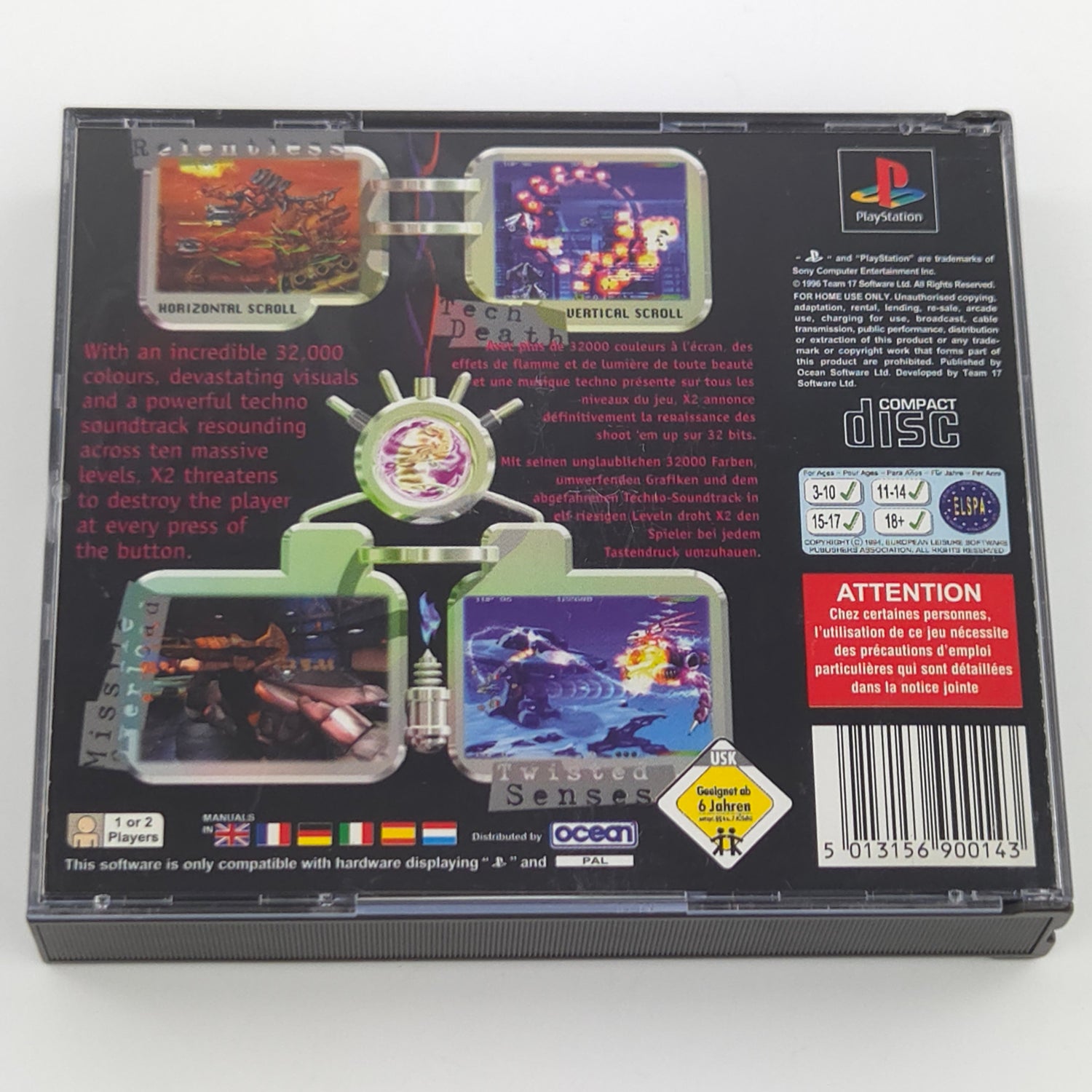 Sony Playstation 1 Spiel : X2 - CD Anleitung OVP PS1 PAL