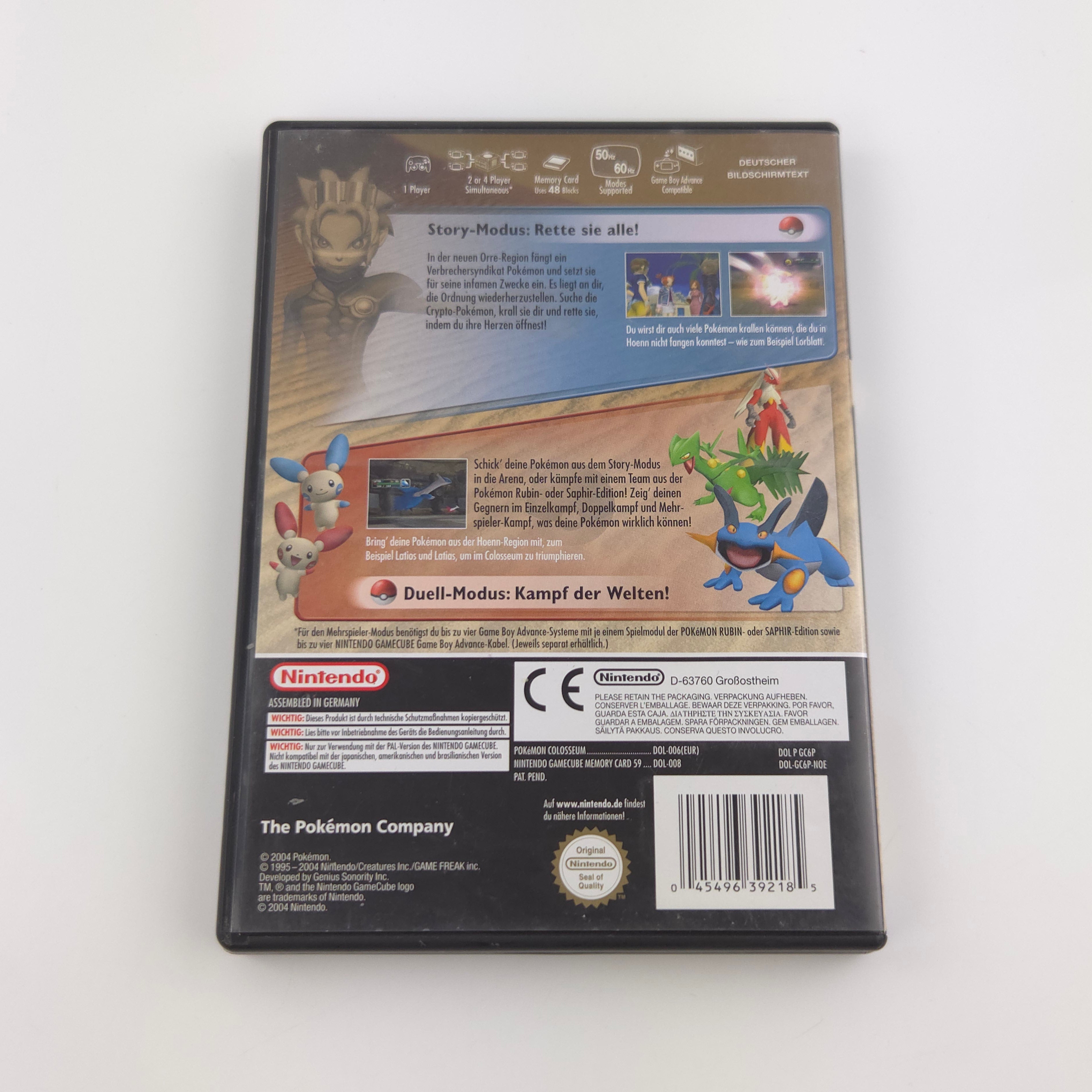 Nintendo Gamecube Spiel : Pokemon Colosseum - CD Anleitung OVP GC PAL