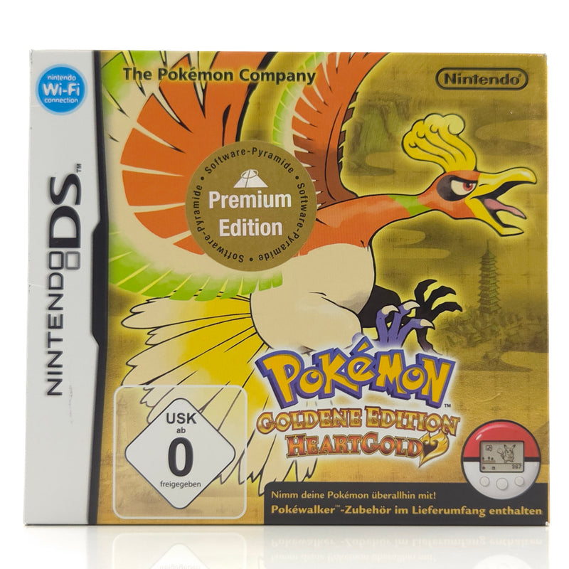 Nintendo DS Spiel : Pokemon Goldene Edition Heartgold + Pokewalker - OVP