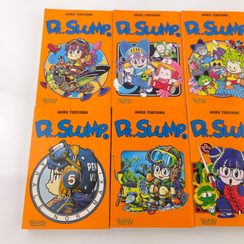 DR. Slump Manga von Akira Toriyama Band 1-8 / Carlsen Comics Konvolut deutsch