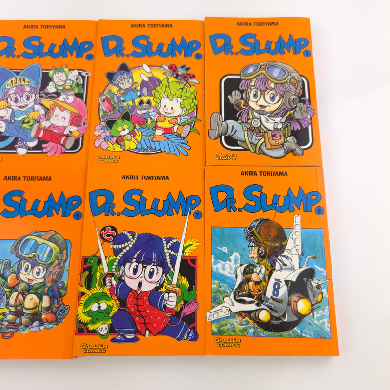 DR. Slump Manga von Akira Toriyama Band 1-8 / Carlsen Comics Konvolut deutsch