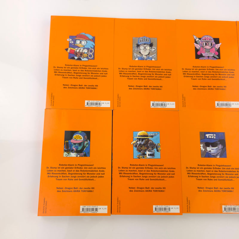DR. Slump Manga von Akira Toriyama Band 1-8 / Carlsen Comics Konvolut deutsch