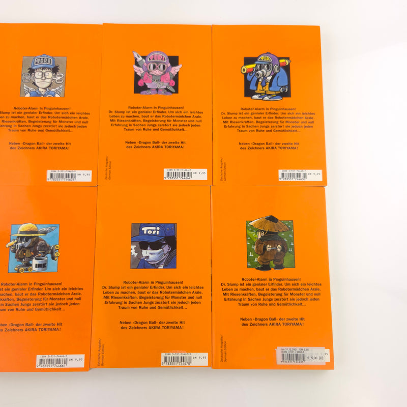 DR. Slump Manga von Akira Toriyama Band 1-8 / Carlsen Comics Konvolut deutsch