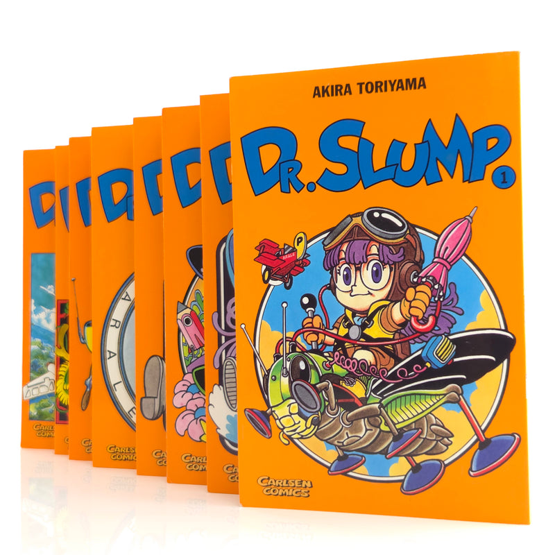 DR. Slump Manga von Akira Toriyama Band 1-8 / Carlsen Comics Konvolut deutsch
