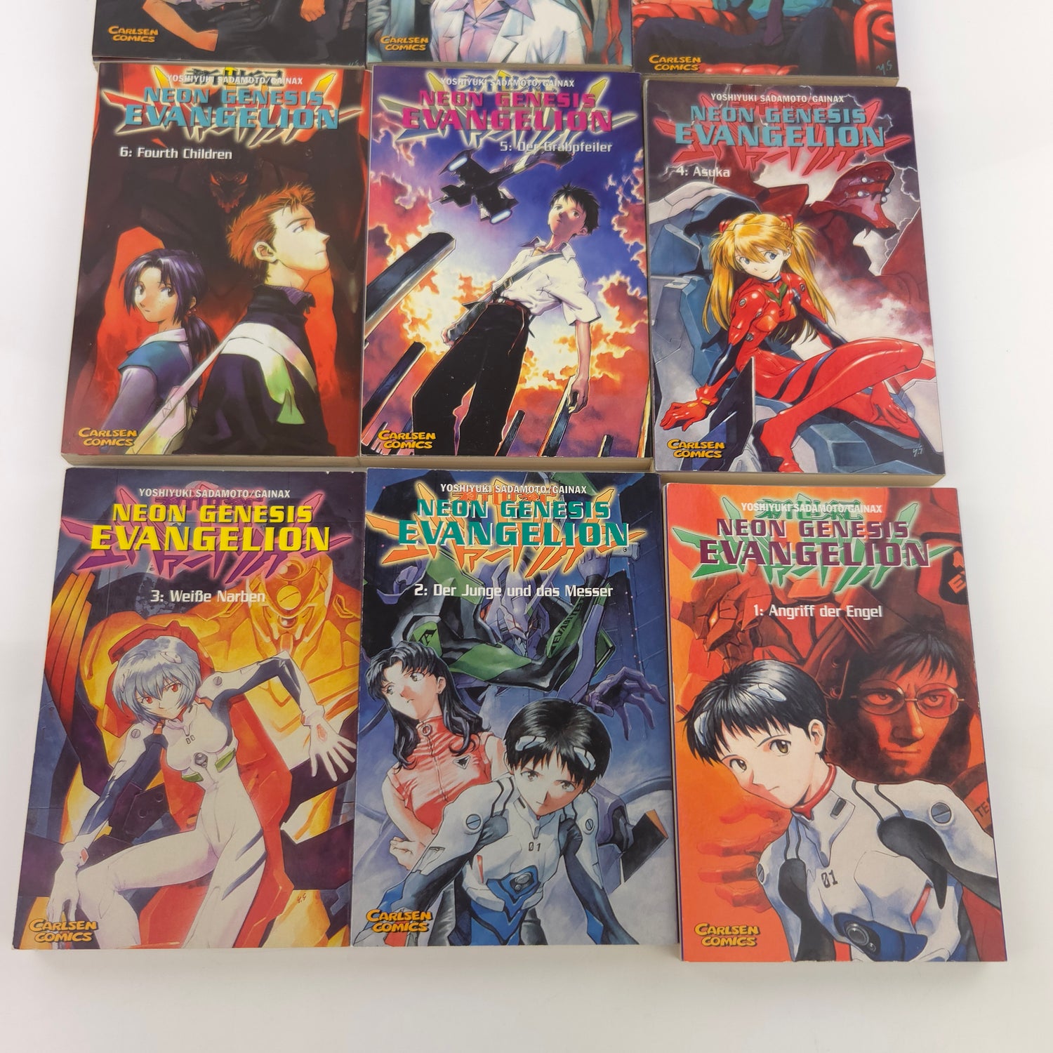 Neon Genesis Evangelion Manga Band 1-9 / Carlsen Comics Yoshiyuki Sadamoto