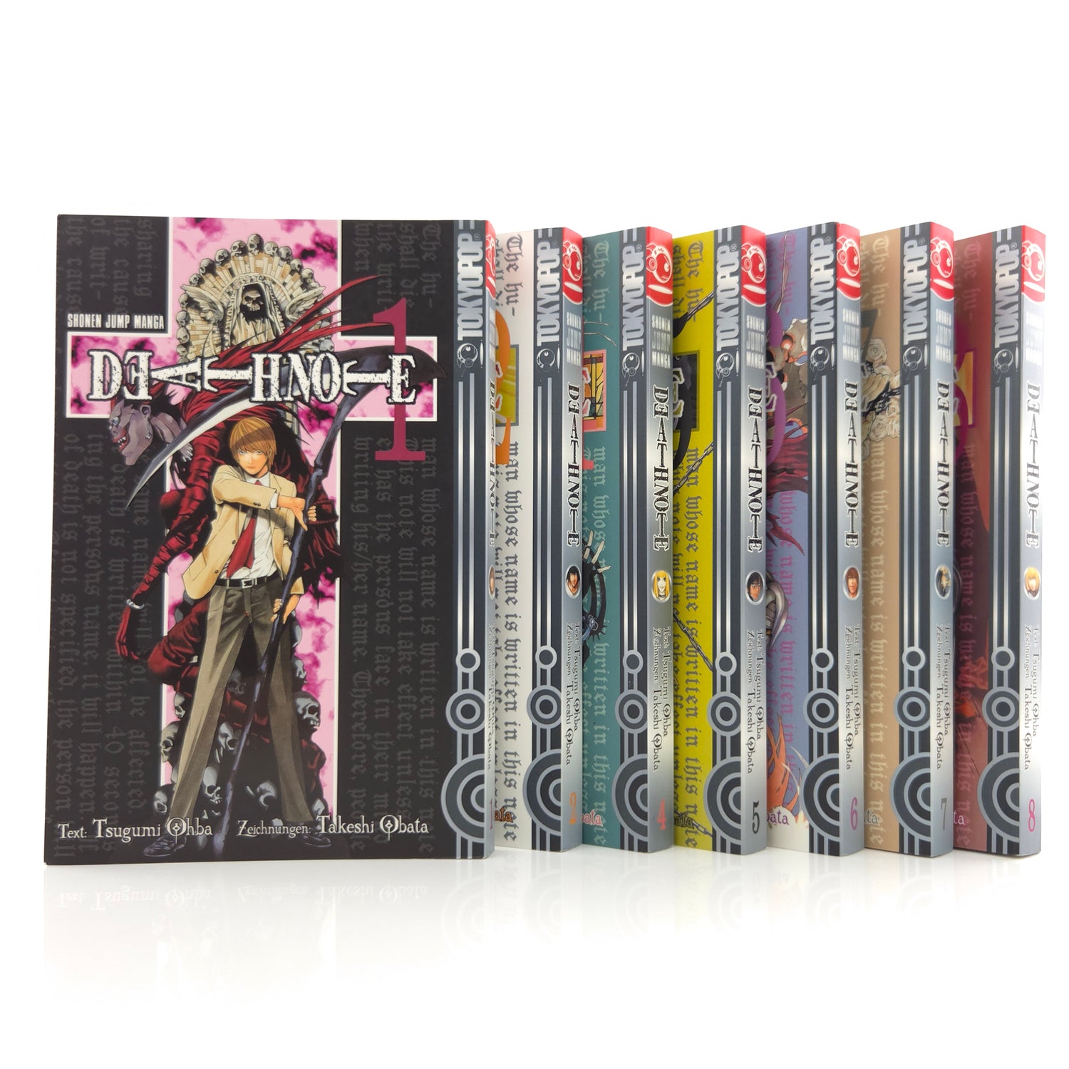 Deathnote Manga Band 1 - 8 Tokyopop 1. Auflage