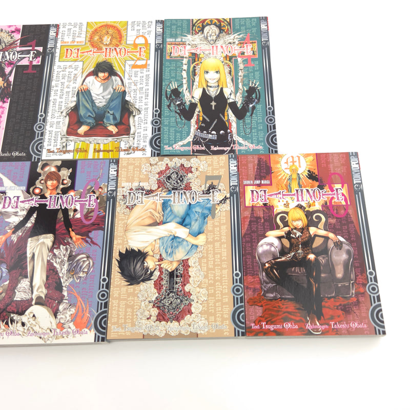Deathnote Manga Band 1 - 8 Tokyopop 1. Auflage