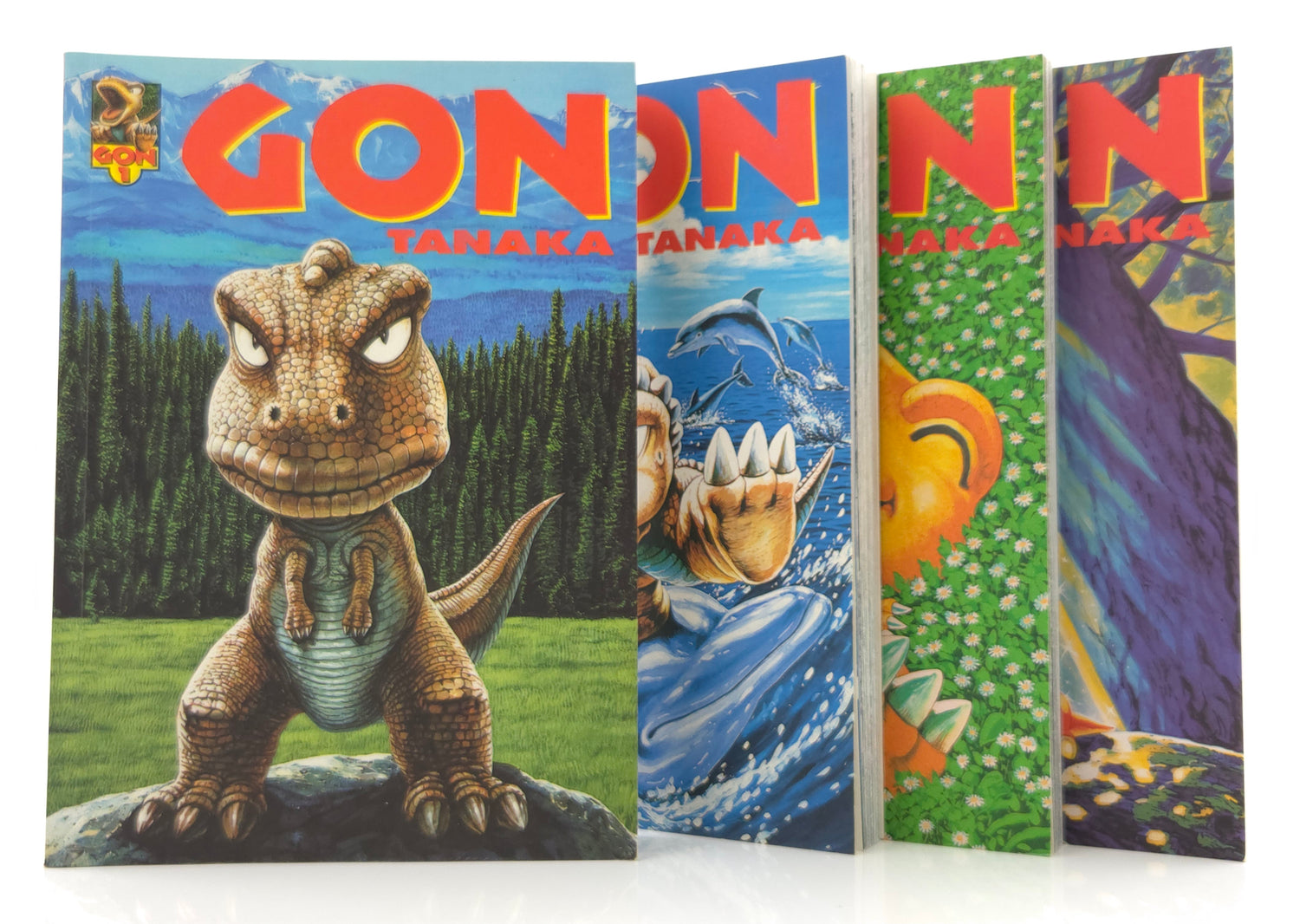 Gon Tanaka Manga Band 1 - 4 (Masashi Tanaka) - Deutsche Ausgabe