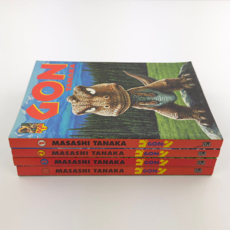Gon Tanaka Manga Band 1 - 4 (Masashi Tanaka) - Deutsche Ausgabe