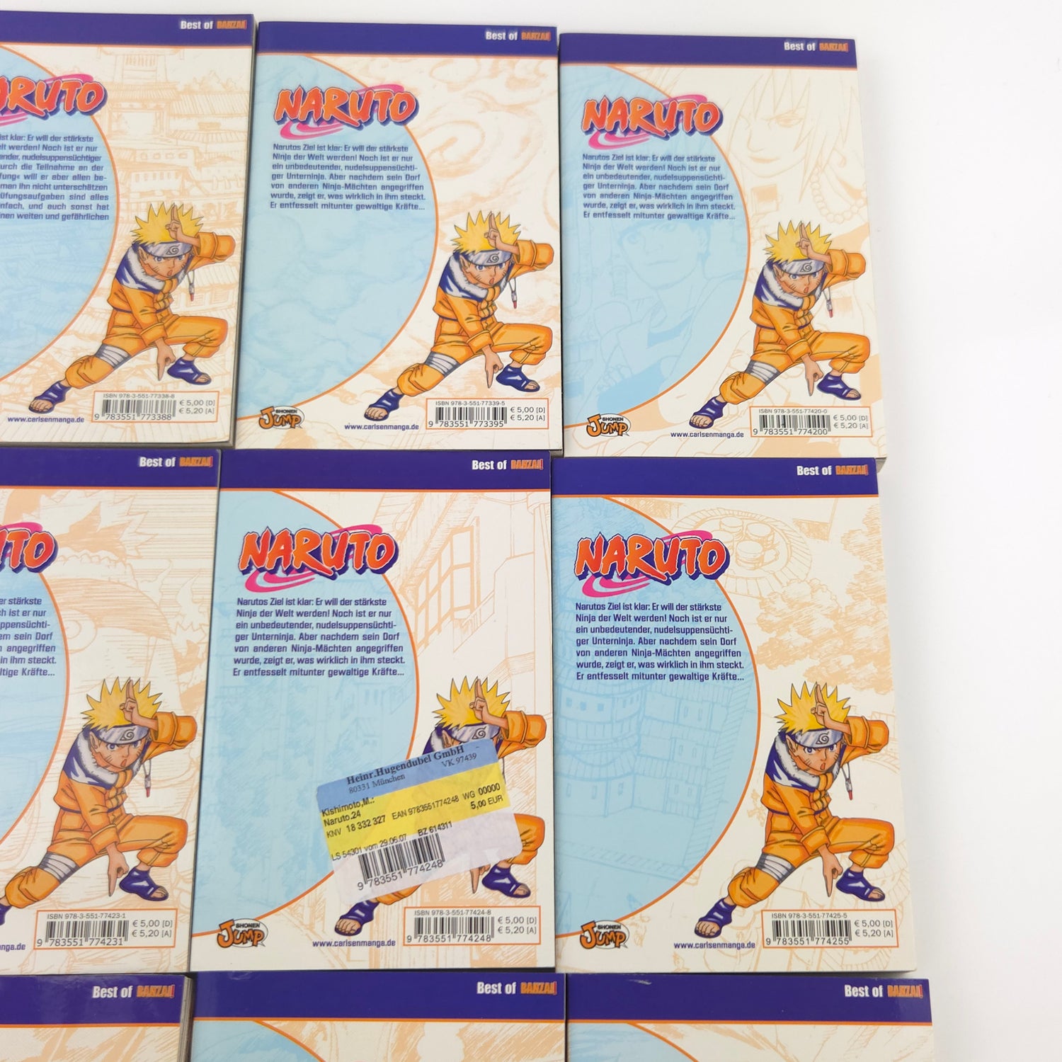 Naruto (Masashi Kishimoto) Band 1 - 10 & 18 - 26 - deutsche Ausgabe