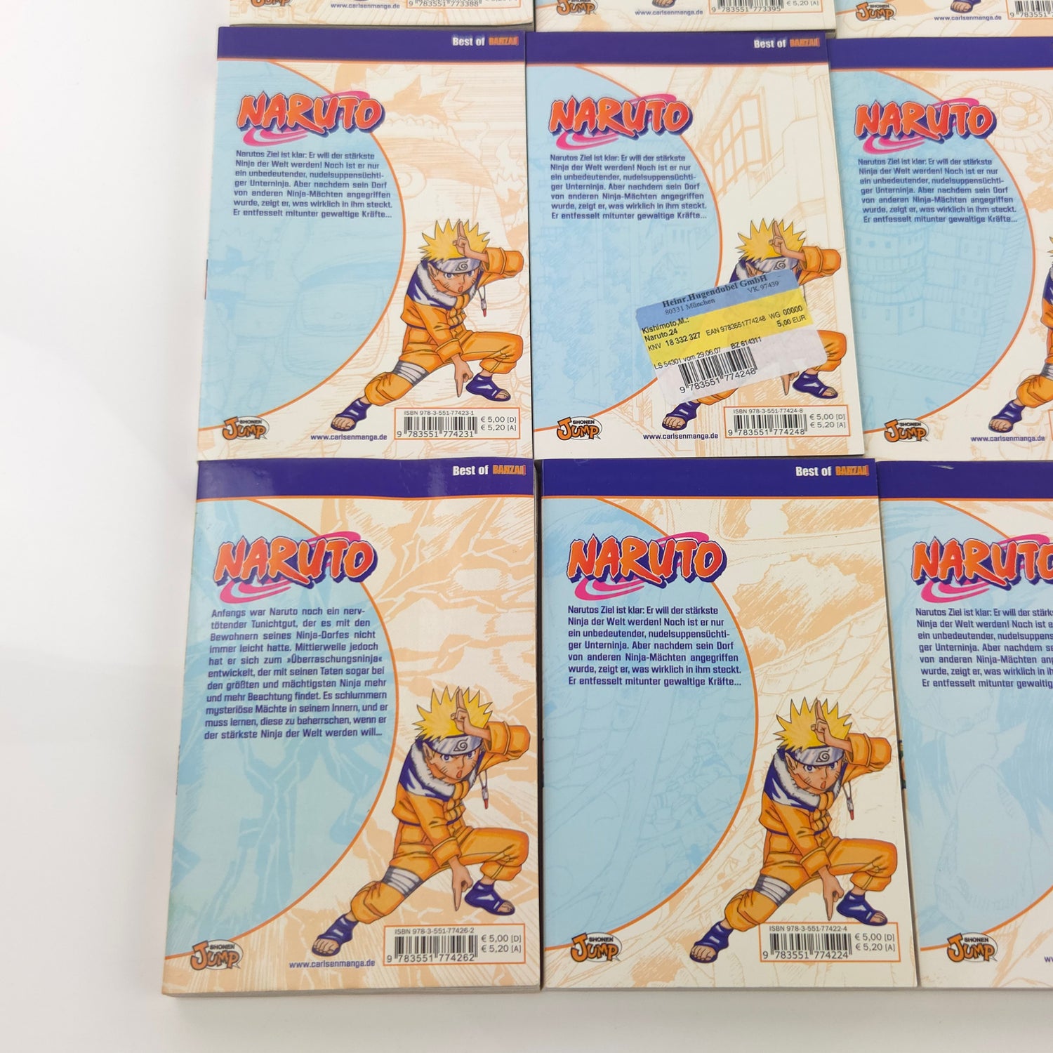 Naruto (Masashi Kishimoto) Band 1 - 10 & 18 - 26 - deutsche Ausgabe