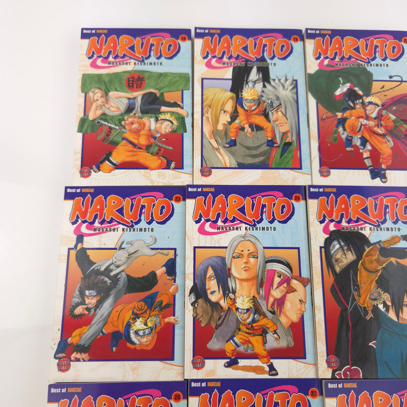 Naruto (Masashi Kishimoto) Band 1 - 10 & 18 - 26 - deutsche Ausgabe