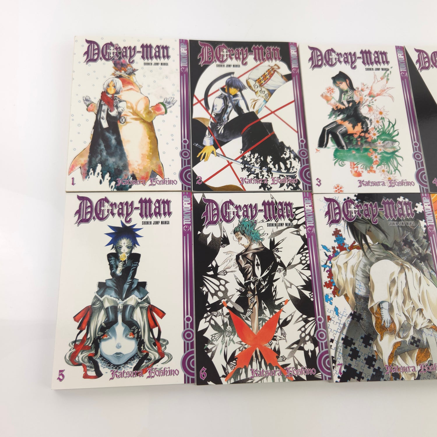 D. Gray-Man Manga Band 1 - 8 (Katsura Hoshino) / deutsche Ausgabe