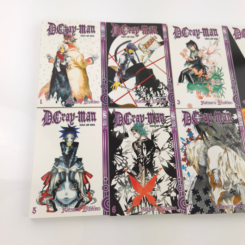 D. Gray-Man Manga Band 1 - 8 (Katsura Hoshino) / deutsche Ausgabe