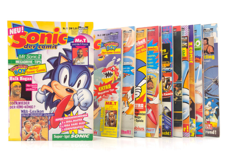 Sonic der Comic Band 1 - 13 (von Bastei) deutsche Ausgabe