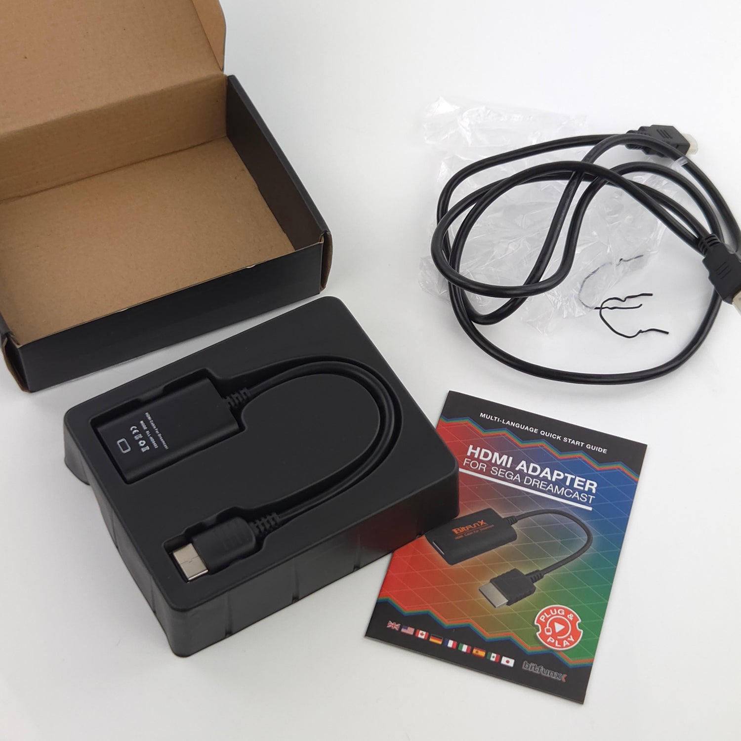 Sega Dreamcast Zubehör : Bitfunx HDMI Cable Adapter / Kabel DC