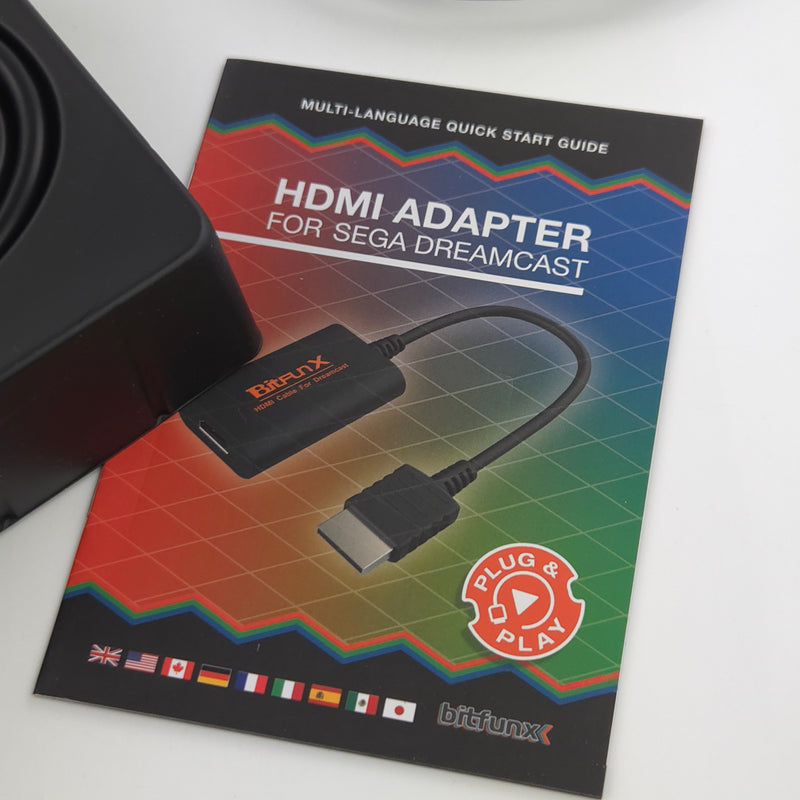 Sega Dreamcast Zubehör : Bitfunx HDMI Cable Adapter / Kabel DC