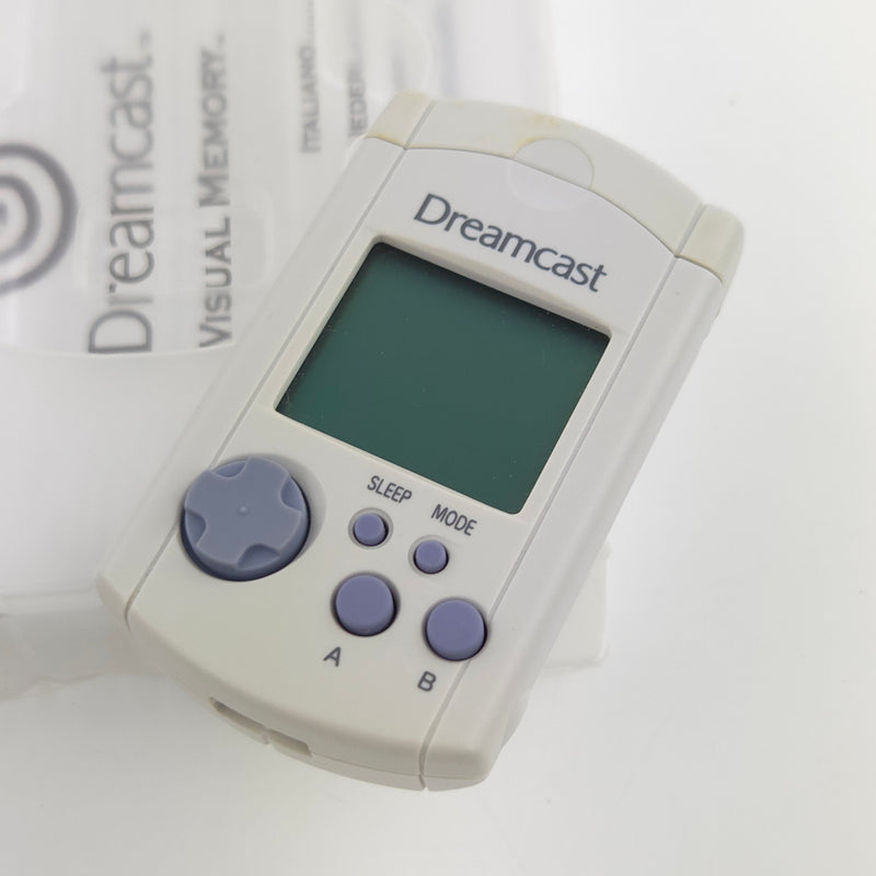 Sega Dreamcast Bundle : Original Controller HKT-7700 + Visual Memory in OVP DC