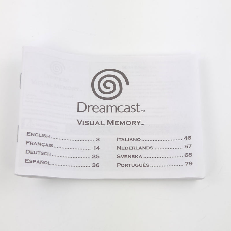 Sega Dreamcast Bundle : Original Controller HKT-7700 + Visual Memory in OVP DC