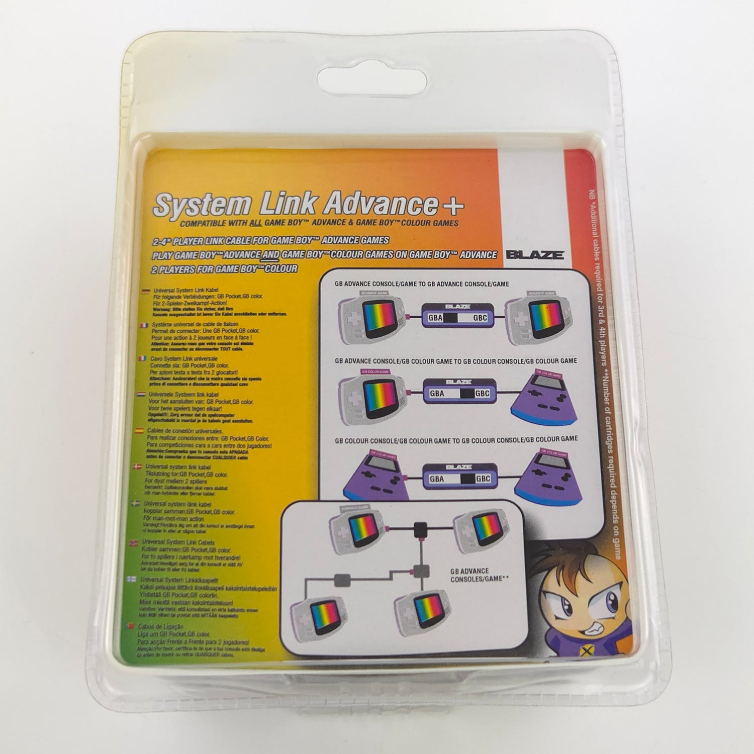 Nintendo Game Boy Color / Advance Zubehör : System Link Advance - NEU Blister